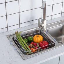 PremiumRacks Expandable Over the Sink Dish Rack - 304 Stainless Steel - Durable