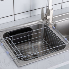 PremiumRacks Expandable Over the Sink Dish Rack - 304 Stainless Steel - Durable