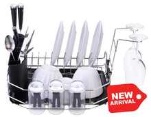 New--Premiumracks Countertop Dish Rack - Perfect For Smaller Spaces Wine Glass Holders Modern Design